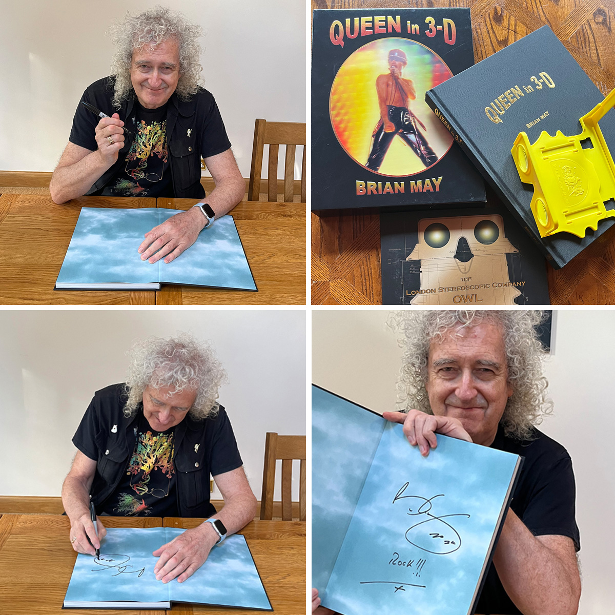Rare Signed First Edition Deluxe copy of Queen in 3-D - Online Shop